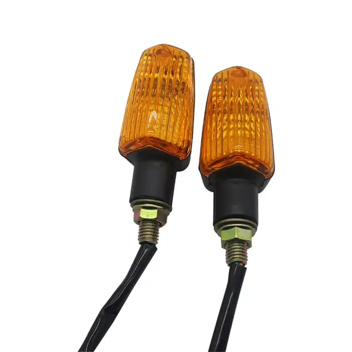 Clignotant de moto universel, ampoule ambre, clignotant, lampe de vélo