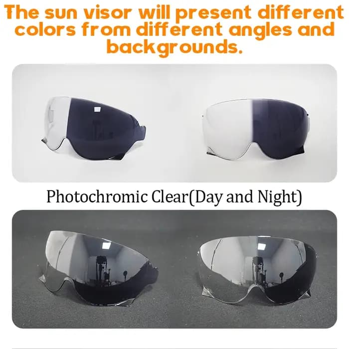 Visière de casque de remplacement pour SHOEI JO EX-ZERO CJ3, Anti-buée électrochromique et Aurora, Protection UV, utilisation jour et nuit