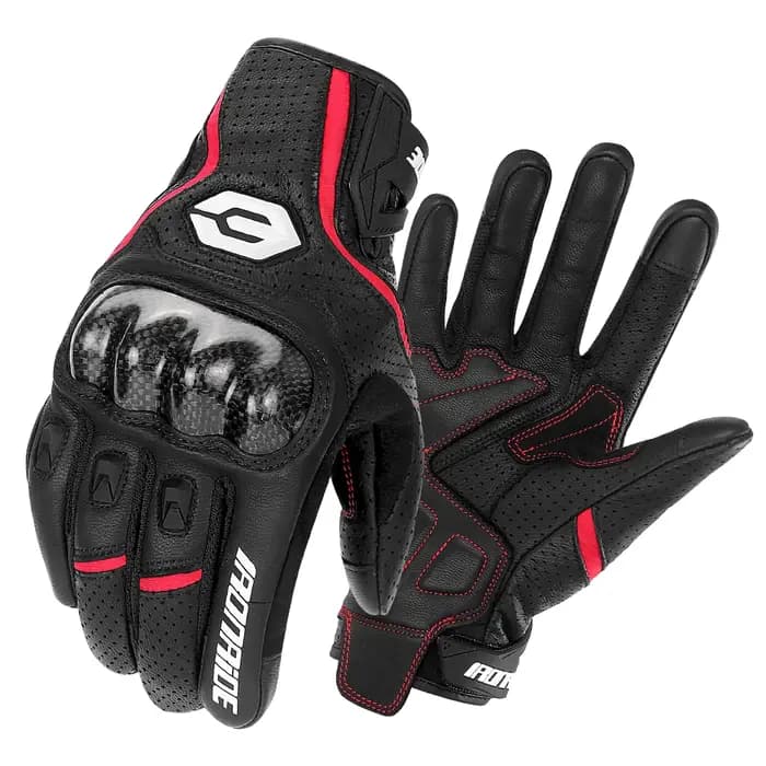 Gants de Moto en cuir pour hommes et femmes