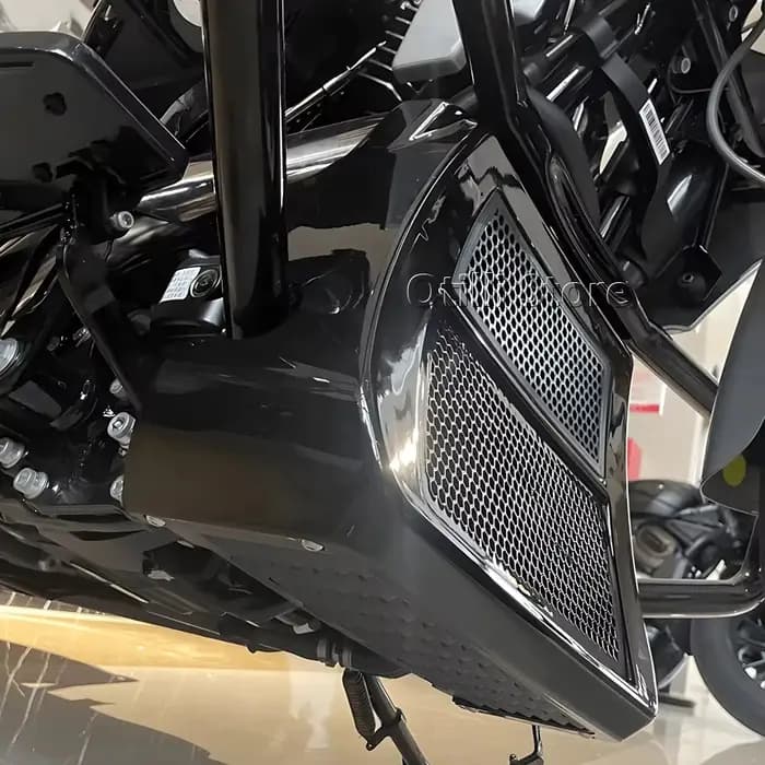 Becquet de menton avant de moto