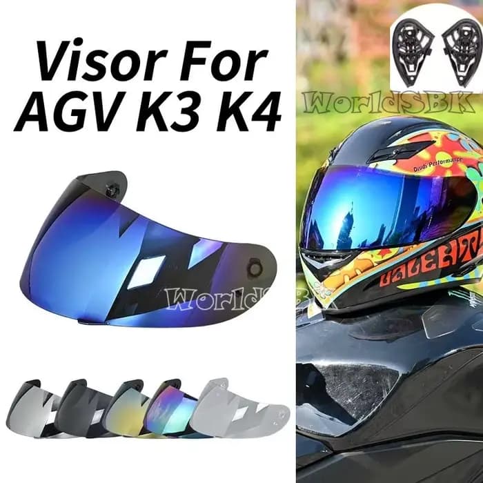 Visière de casque pour AGV K3 K4 Casco Moto