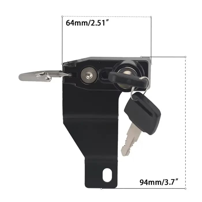 Pour le cursus ITALJET GSTER 125/200 Serrure de sécurité antivol pour casque de moto