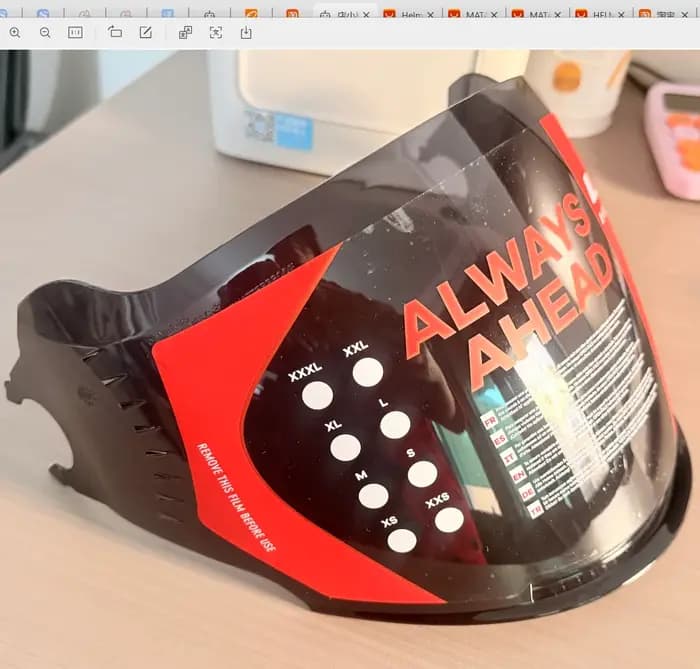Visières de casque pour LS2 VERSO OF570 – Lentille de visière pour demi-casque moto rétro – RIDE SAFE