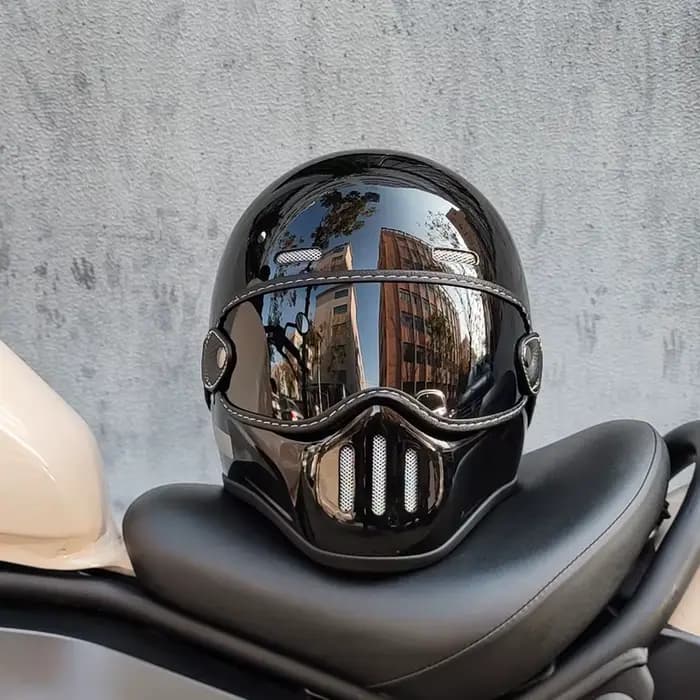 Casque intégral de Moto FBR rétro Style Tokyo