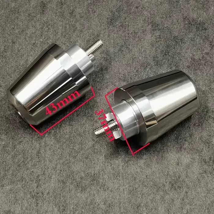 Bouchon de poignée de guidon de moto en acier inoxydable, pour Honda Gold Wing GL1800 GL1800B F6B ST