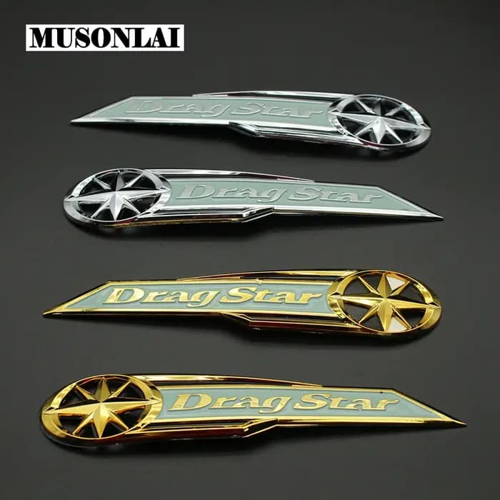 Insigne Précieux de Carburant Dragstar de Moto, Emblème, Autocollants de Décoration, Garniture pour