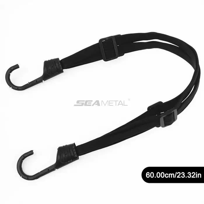 SEAMETAL 60/90CM sangles de casque de moto crochet bagages corde élastique rétractable sangle fixe