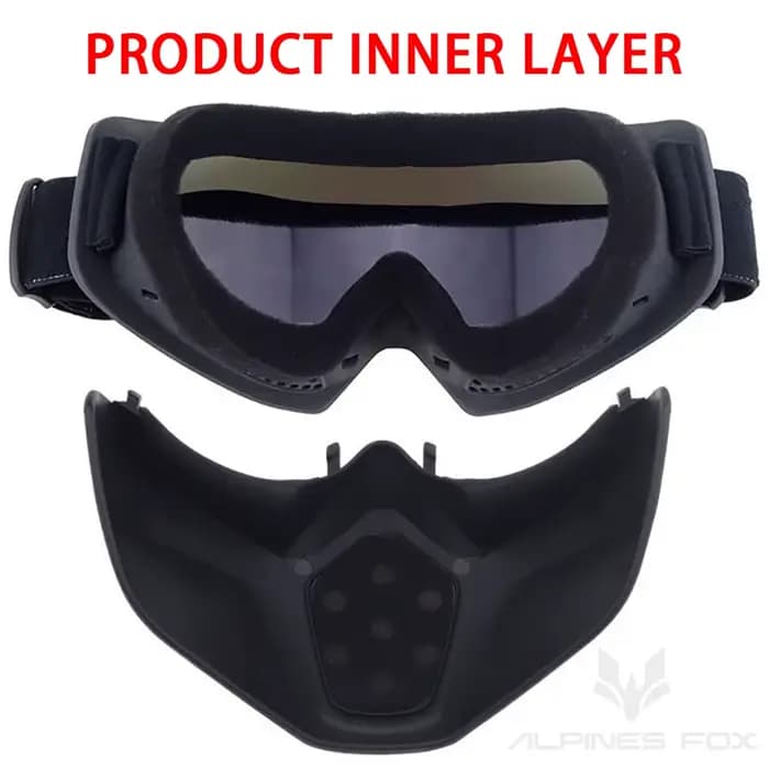 Lunettes de casque de moto Vintage