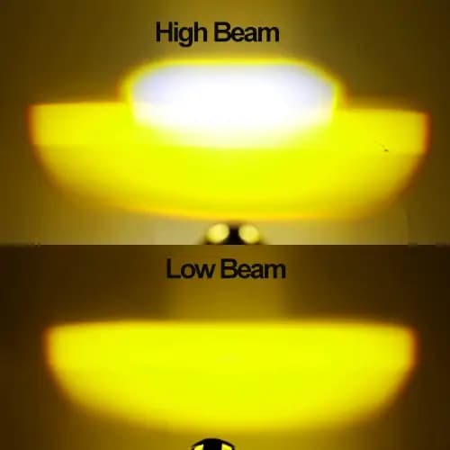 30000LM H4 BA20D H6 LED ampoule de phare de Moto Double lentille Fisheye CSP