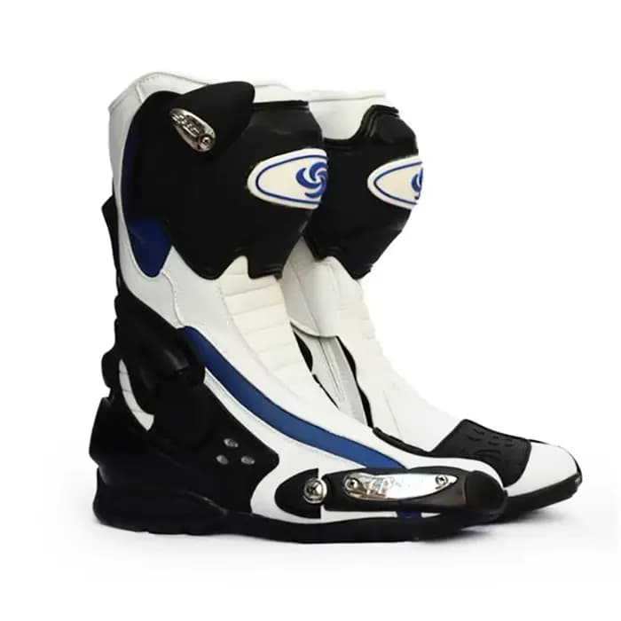 Nouvelles bottes de Moto chaudes botte de motard de vitesse chaussures de course tribu d'équitation