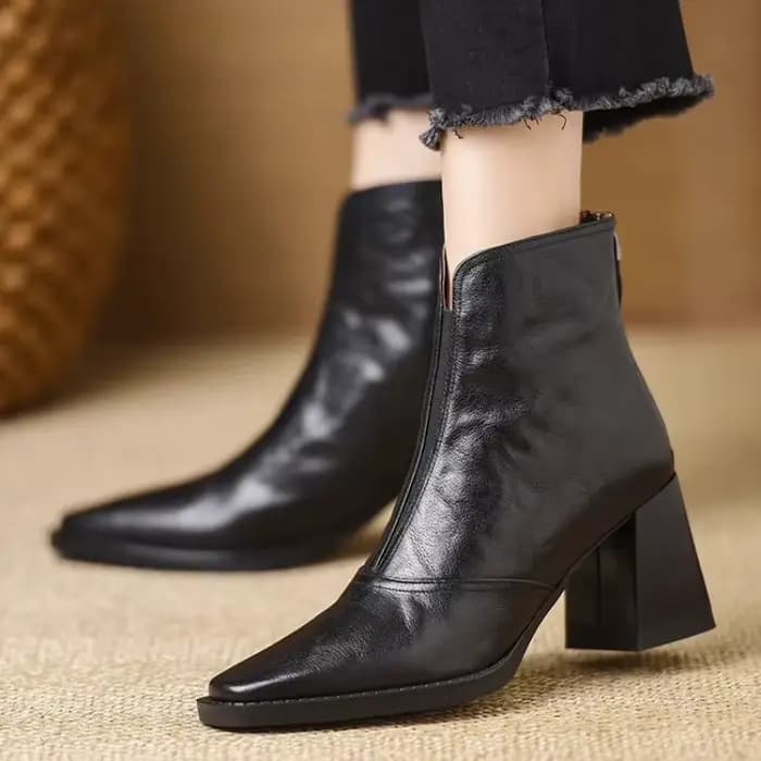 Bottes courtes pour femmes, automne-hiver, amincissantes, grandes tailles, printemps, bottes simples