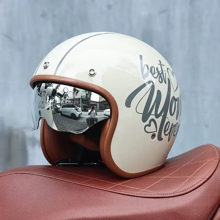 ORZ - Casque de moto rétro
