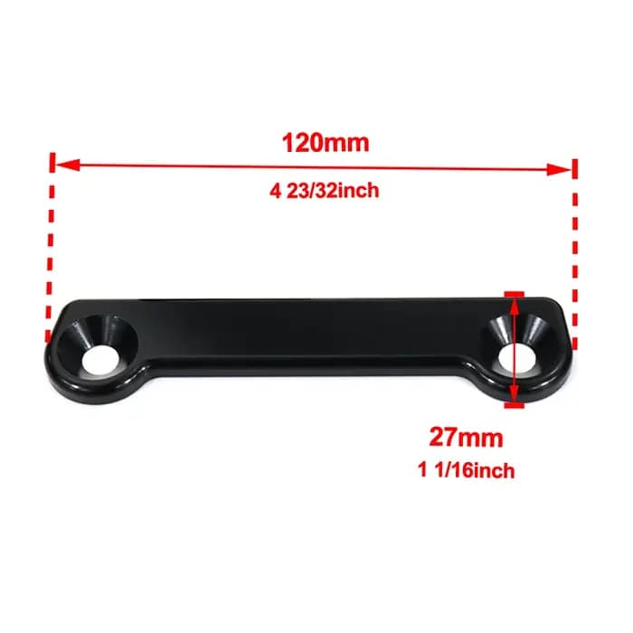 Couvercle de trous de cheville de passager arrière adapté pour KAWASAKI Ninja ZX-6R /ZX636 2009 – 20