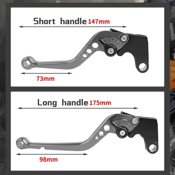Leviers de frein et d'embrayage courts et longs pour Yamaha FZ6 FZ 6 FAZER 2004-2010 XJ6 FZ6R 2009-2