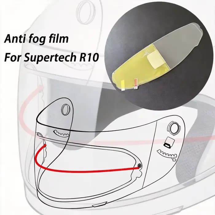 Film anti-buée pour casque de moto