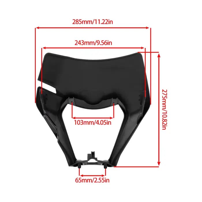 Masque de phare de Motocross Enduro pour KTM EXC XC SX SXF XCW 125 à 500 SMR 2020 2021 2022