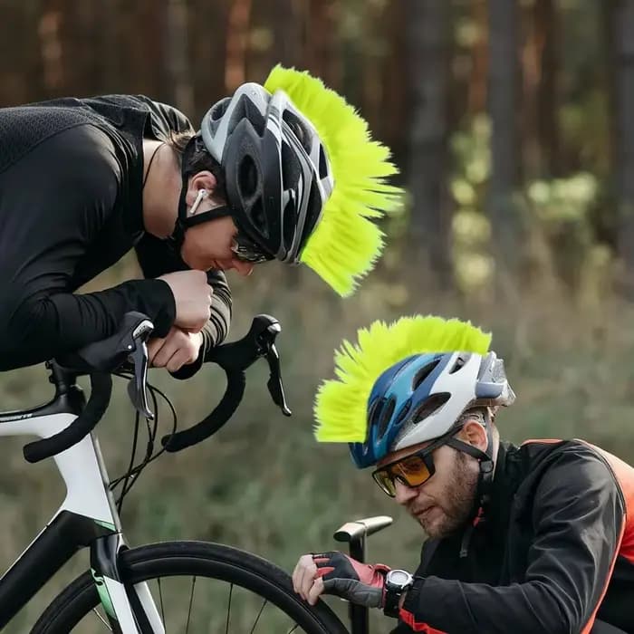 Mohawk-Autocollants de tresses de casque de moto pour hommes
