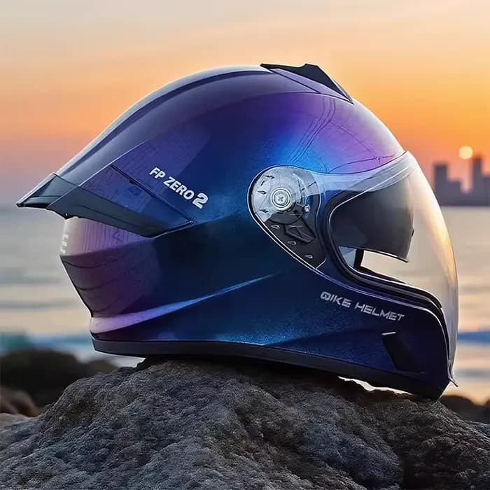 Casque de moto intégral modulaire pour adulte