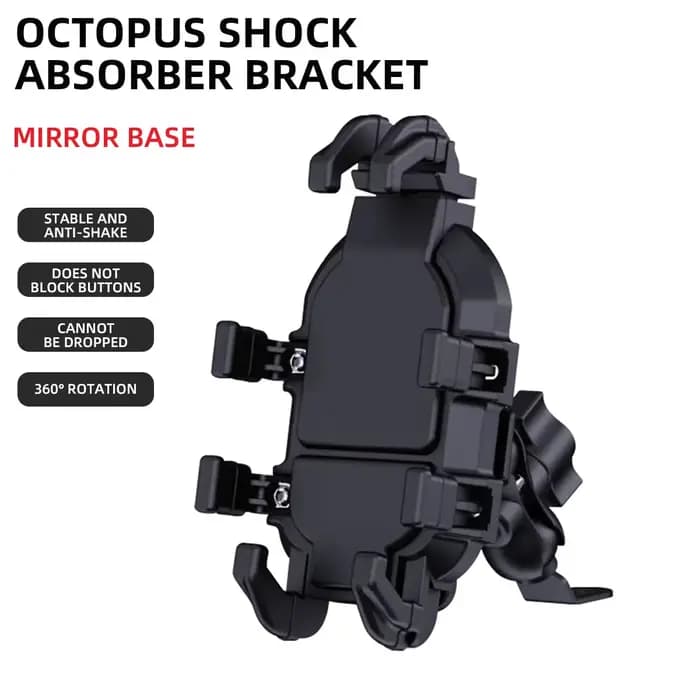 Support de téléphone à Absorption des chocs pour moto et vélo