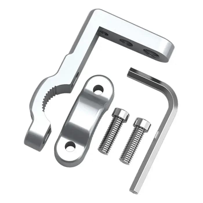 Support de guidon de moto en aluminium