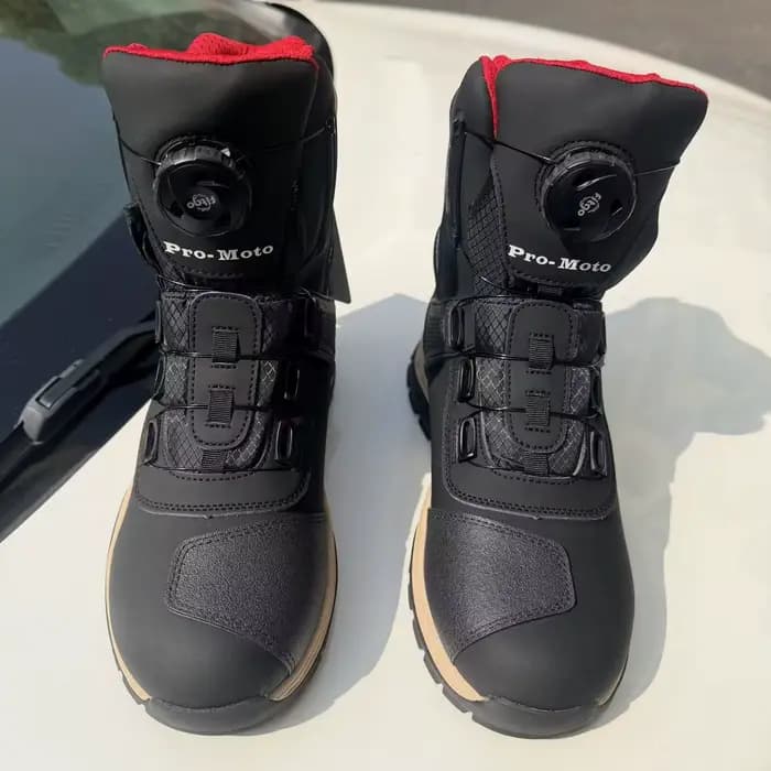 Bottes de moto respirantes et Anti-chute pour hommes