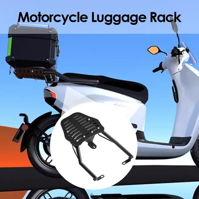 Porte-bagages réglable et polyvalent pour moto
