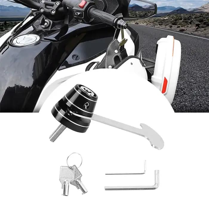 Verrou de casque de guidon de moto, antivol, robuste, décoratif, haute qualité, étanche, accessoires