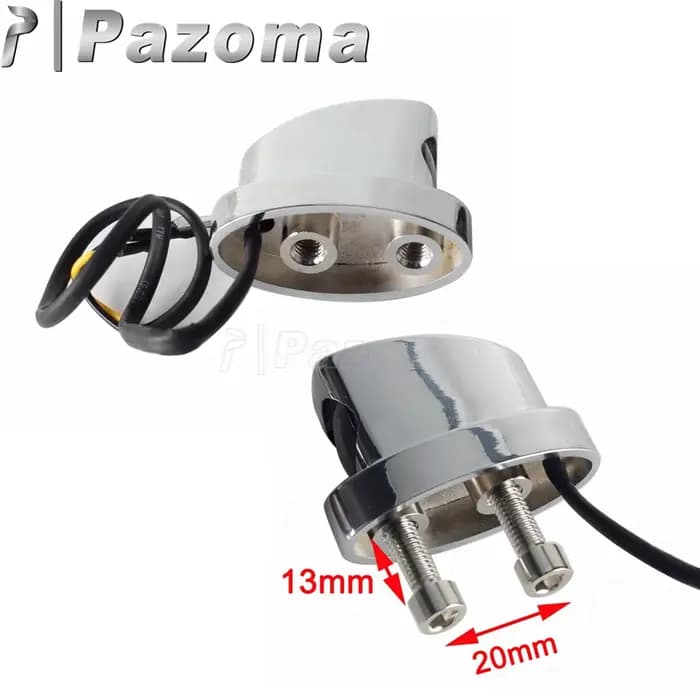Entretoises de garde-boue arrière LED Mini clignotants pour Harley Sportster Dyna Softail moto ambre