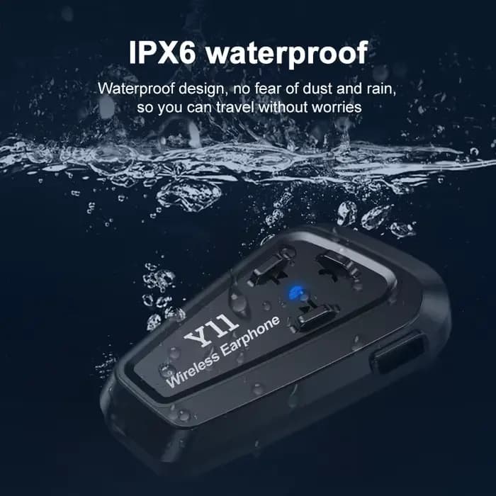 Casque Bluetooth sans fil pour casque de moto