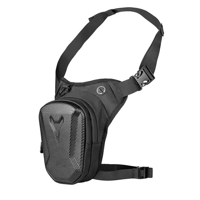 Sac latéral de jambe de moto, coque rigide EVA, sacs de taille décontractés pour l'extérieur, sac à