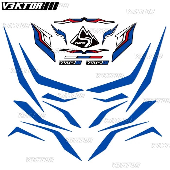 Autocollant réfléchissant pour casque de moto