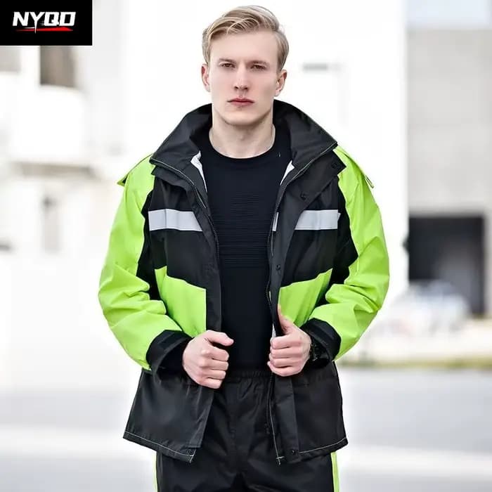 Ensemble imperméable 2 pièces pour adulte (veste et pantalon) pour moto
