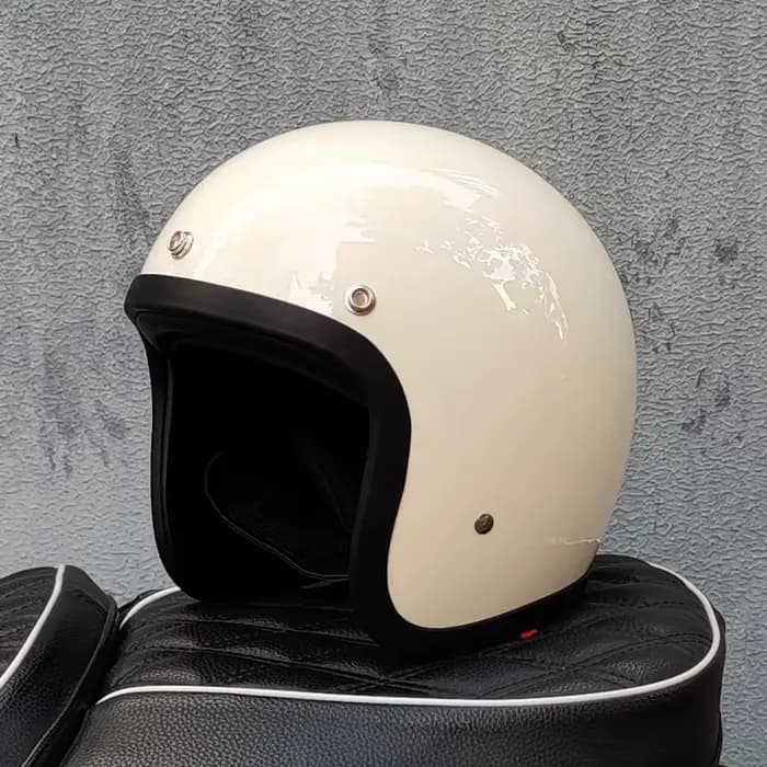 Casque de Moto Ouvert Rétro