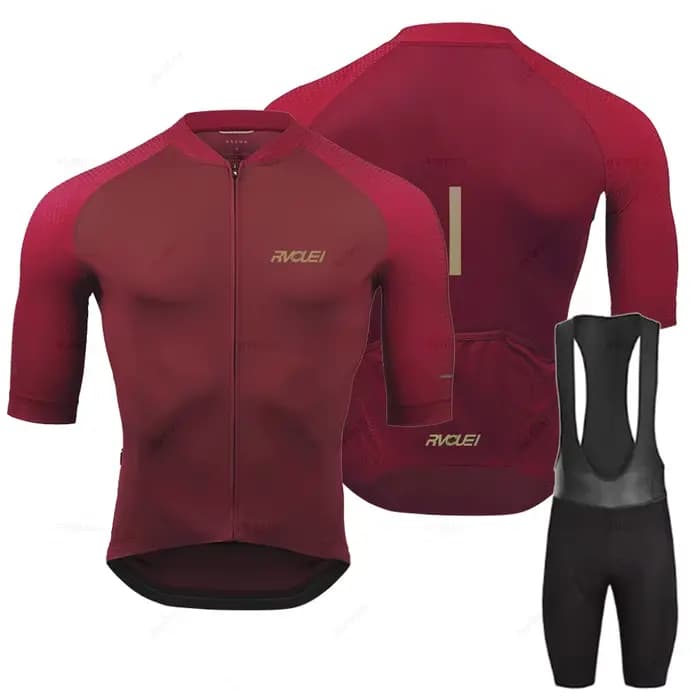 2025 Rvouei Pro Team Vêtements de vélo Hommes Nouveaux vêtements de vélo de route Vêtements de cours