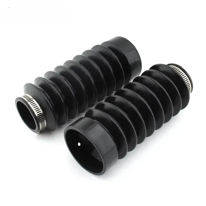 Paire de couvercles de fourche avant de moto