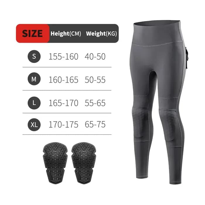 Pantalon de moto pour femme WOSAWE avec protections CE aux genoux
