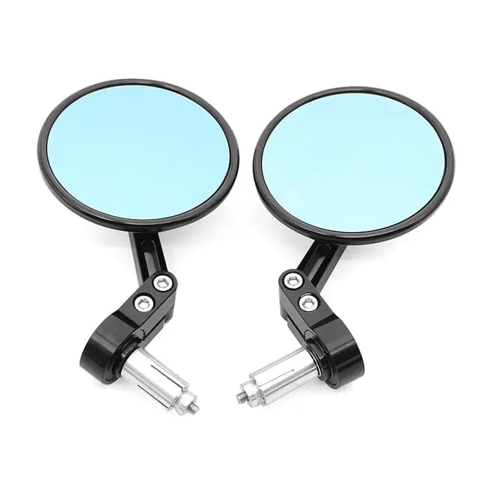 Accessoires de Moto 7/8 "rétroviseurs arrière d'extrémité de barre ronde pour café Racer