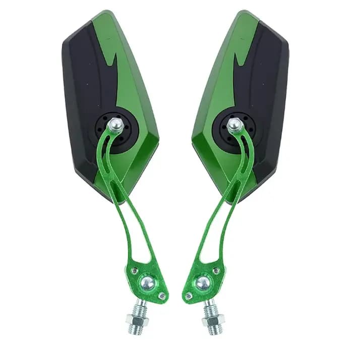 Accessoires de moto, rétroviseurs latéraux bicolores universels M8 M10