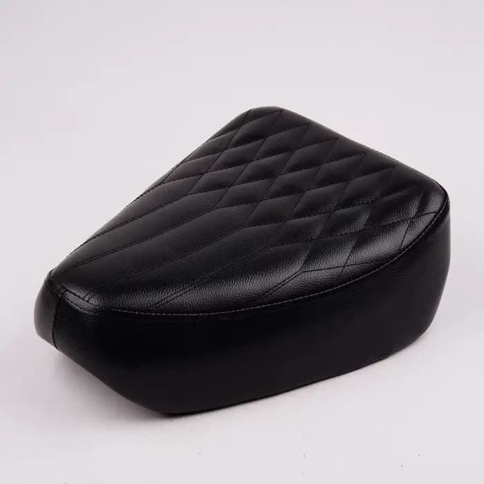 Siège de moto vintage en cuir pour scooter, cyclomoteur, accessoires et pièces détachées pour HONDA