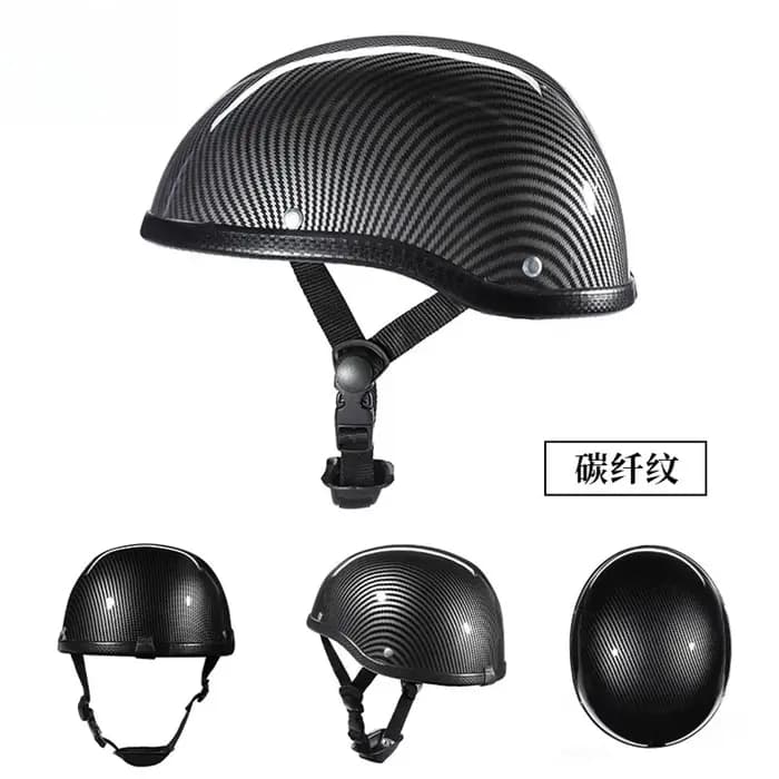Nouveau casque de moto d'été style allemand demi-couvre-chef pour motard Harley