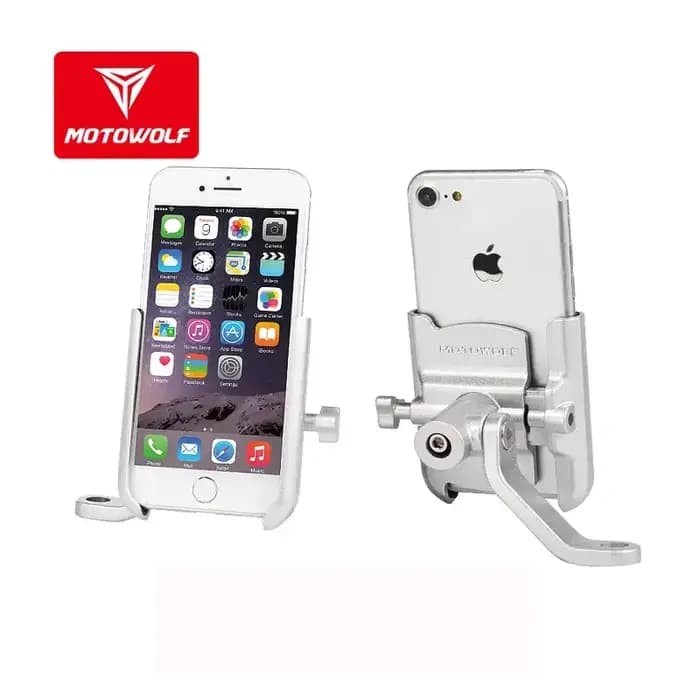 Support de téléphone pour guidon modifié de Moto en alliage d'aluminium