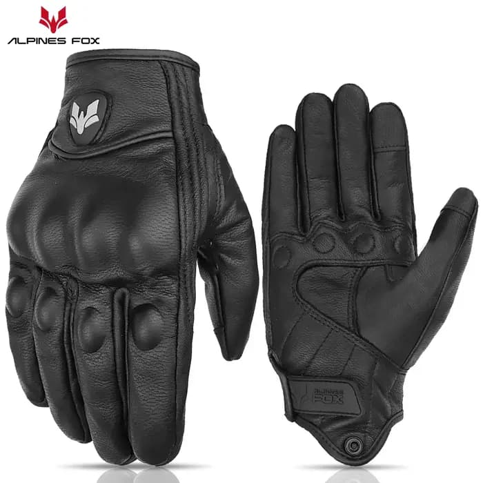 Gants de Moto Longs en Cuir group pour Homme et Femme