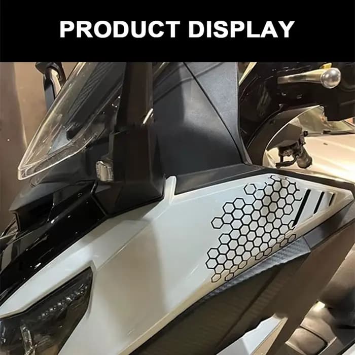 BLALION autocollant moto nid d'abeille casque décalcomanies autocollants voiture Refit créatif corps décoration