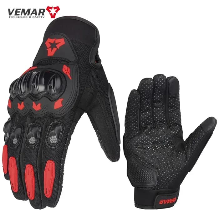 Gants d'équipement de course de Moto à doigt complet
