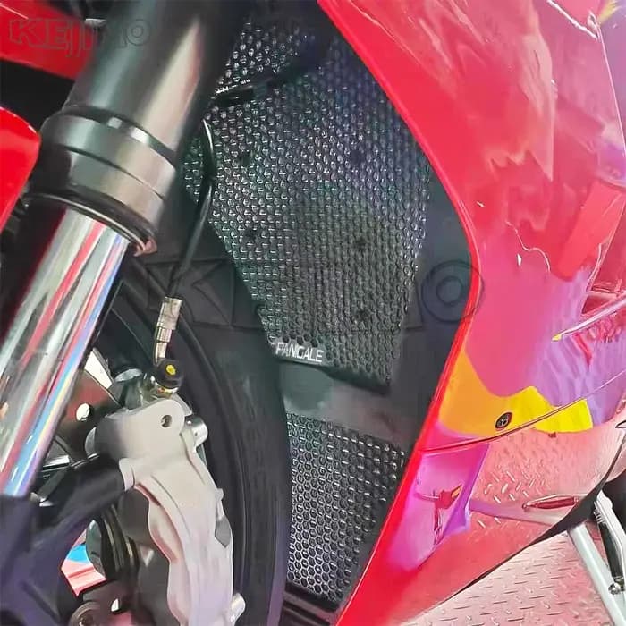 Pour Ducati Panigale V4 S/V4s 2018-2025+ : Kit de protection de radiateur, accessoire moto, grille de protection de radiateur, protège-radiateur en aluminium CNC