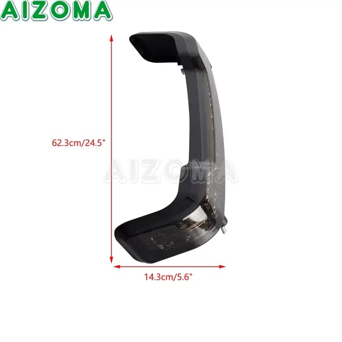 Feux de signalisation de freinage arrière de sacoche de moto à LED pour Harley Touring Electra Glide