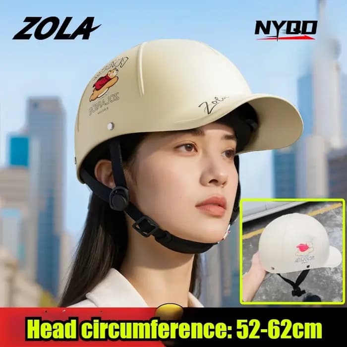 Casque de moto électrique pour femme, respirant, léger, résistant aux chutes, style mode, pour l'été