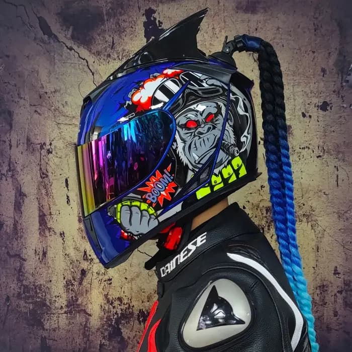 Casque intégral pour moto