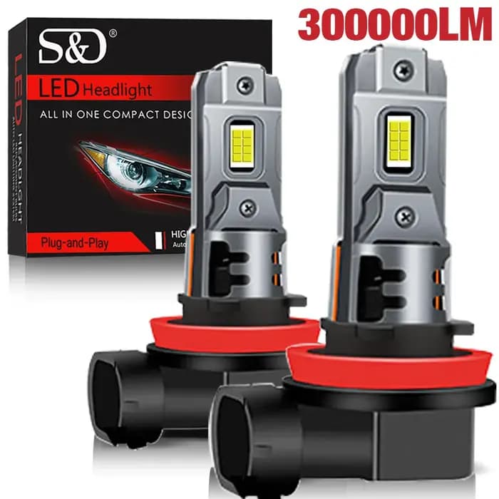 30000LM H8 H11 LED ampoule de phare 9005 HB3 9006 HB4 H16 JP antibrouillard Canbus Mini 880 881 blanc 6500K CSP