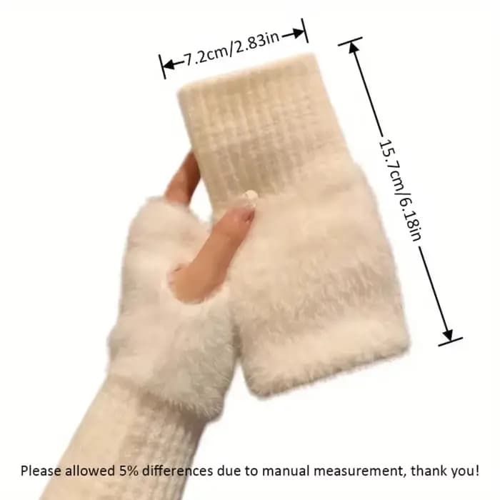 Gants demi-doigts chauds et de protection pour femmes adaptés au printemps
